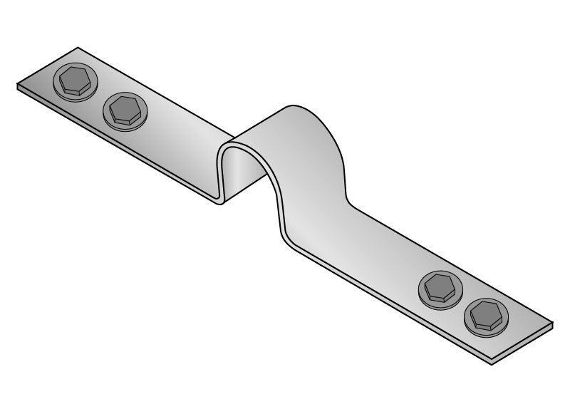 避雷導体用　むね上げ導体ジョイント